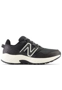 Buty New Balance WT410LB8 – czarne. Zapięcie: sznurówki. Kolor: czarny. Materiał: guma, materiał, syntetyk. Szerokość cholewki: normalna. Sport: fitness