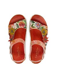 Laura Vita Sandały Brcyano 02 Czerwony. Kolor: czerwony. Materiał: skóra #3