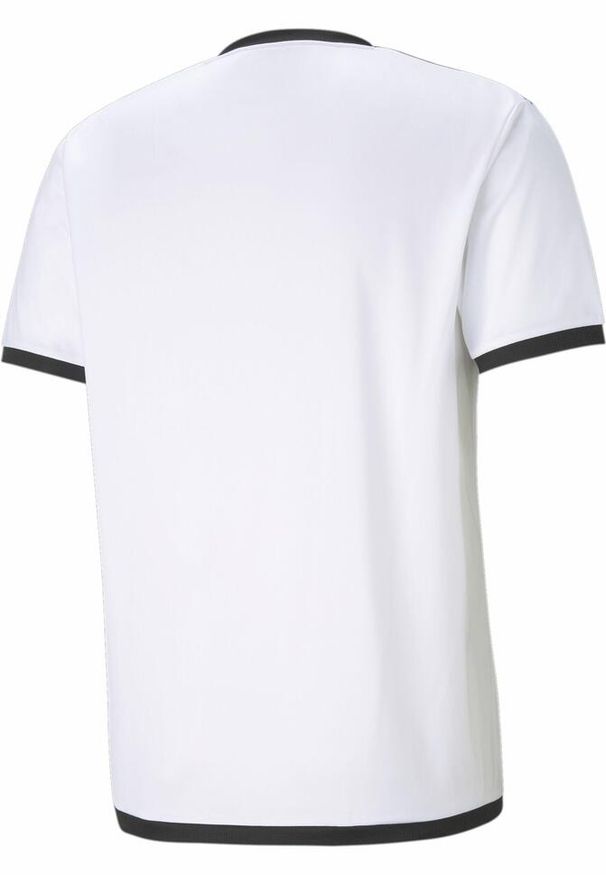 Puma - Męska koszulka piłkarska teamLIGA PUMA White Black. Kolor: biały, wielokolorowy, czarny. Sport: piłka nożna