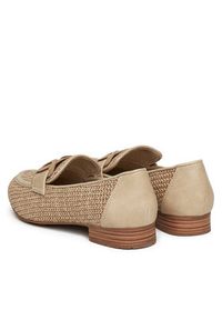 Mustang Loafersy 1489-402 Beżowy. Kolor: beżowy. Materiał: materiał #2