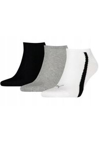 Puma - Skarpetki Do Kostek Unisex Dla Dorosłych Lifestyle 3pak. Kolor: czarny, niebieski, wielokolorowy, biały. Sport: tenis