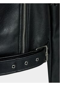 Gina Tricot Kurtka z imitacji skóry 20504 Czarny Regular Fit. Kolor: czarny. Materiał: skóra #2