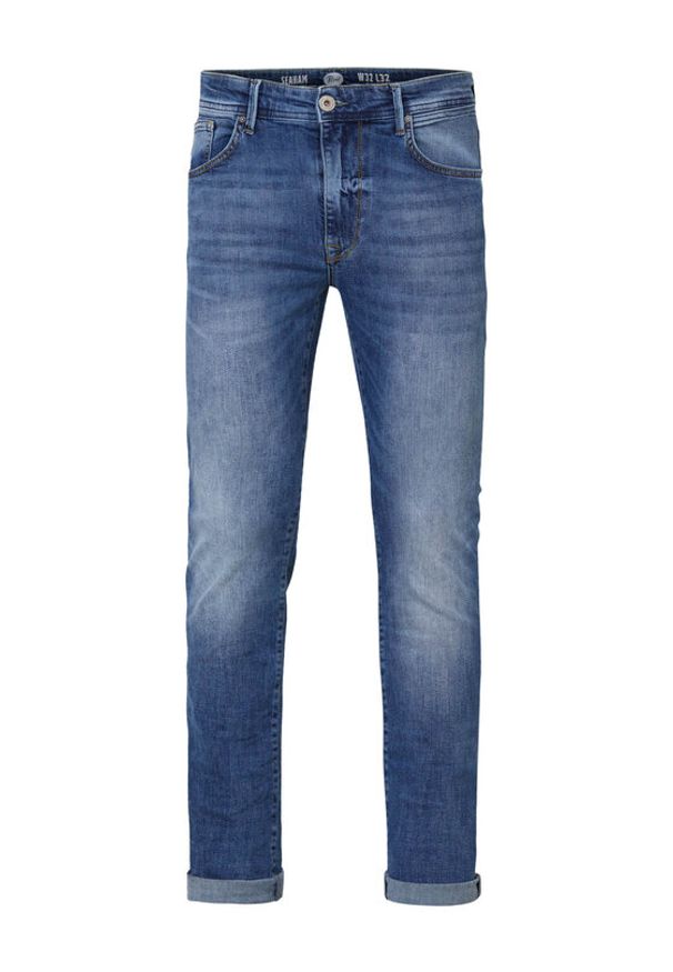 Petrol Industries Jeansy SEAHAM-FUTUREPROOF Niebieski Slim Fit. Kolor: niebieski