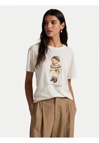 Polo Ralph Lauren T-Shirt 211A87162001 Écru Regular Fit. Typ kołnierza: polo. Materiał: bawełna