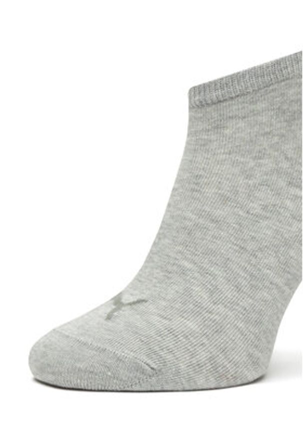 Puma Zestaw 3 par niskich skarpet unisex 938624 Szary. Kolor: szary. Materiał: bawełna, materiał