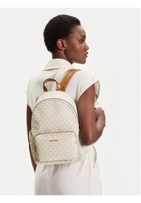 MICHAEL Michael Kors Plecak Tanner 30T5GTNB2B Beżowy. Kolor: beżowy. Materiał: skóra
