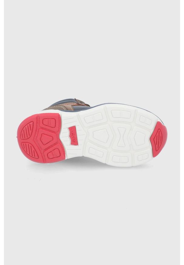 Levi's® - Levi's Buty dziecięce kolor granatowy. Okazja: na spotkanie biznesowe. Nosek buta: okrągły. Kolor: niebieski. Materiał: guma. Szerokość cholewki: normalna. Styl: biznesowy