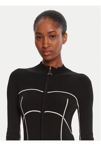 Patrizia Pepe Sukienka dzianinowa 8A1522 K265 FG09 Czarny Regular Fit. Kolor: czarny. Materiał: syntetyk #4