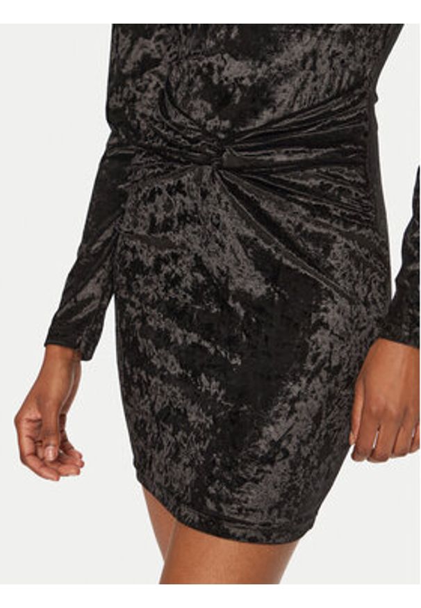 Rinascimento Sukienka koktajlowa CFC0121760003 Czarny Regular Fit. Kolor: czarny. Materiał: syntetyk. Styl: wizytowy