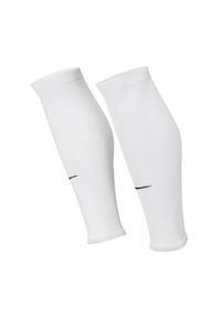 Nike Getry Rękawy Tuby Piłkarskie Strike Sleeve. Kolor: biały. Sport: piłka nożna