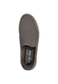 skechers - Adidasy Skechers Equalizer 5.0 - Dray, Mężczyźni. Kolor: szary. Materiał: materiał