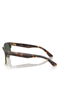 Ray-Ban Okulary przeciwsłoneczne Clubmaster Reverse 0RBR0504S 1359VR54 Brązowy. Kolor: brązowy #4