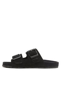 Manebi Klapki Traveler Nordic Sandals K 1.0 RT Czarny. Kolor: czarny. Materiał: zamsz, skóra #5
