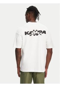 Kappa T-Shirt Nyle 351S5GW Biały Regular Fit. Kolor: biały. Materiał: bawełna