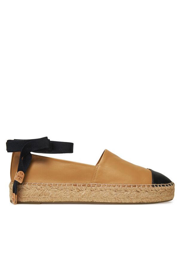 Espadryle Tory Burch. Kolor: brązowy