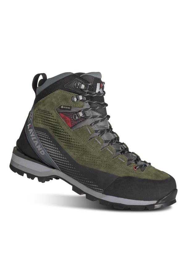 Buty trekkingowe Kayland Grand Tour GTX. Kolor: wielokolorowy, czarny, zielony. Sport: turystyka piesza