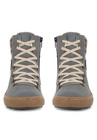 Rieker Trzewiki Z6648-14 Niebieski. Kolor: niebieski. Materiał: materiał #5