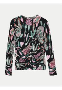 Desigual Sweter Manchester 24WWJF41 Czarny Regular Fit. Kolor: czarny. Materiał: wiskoza #7
