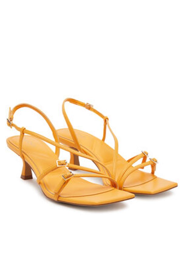 Aldo Sandały Harlie 13966716 Pomarańczowy. Kolor: pomarańczowy. Materiał: skóra