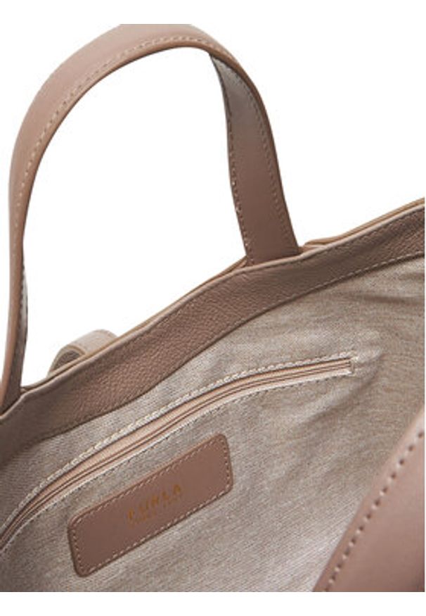 Furla Torebka Goccia S WB01789 BX3353 KH 3624S Beżowy. Kolor: beżowy. Materiał: skórzane