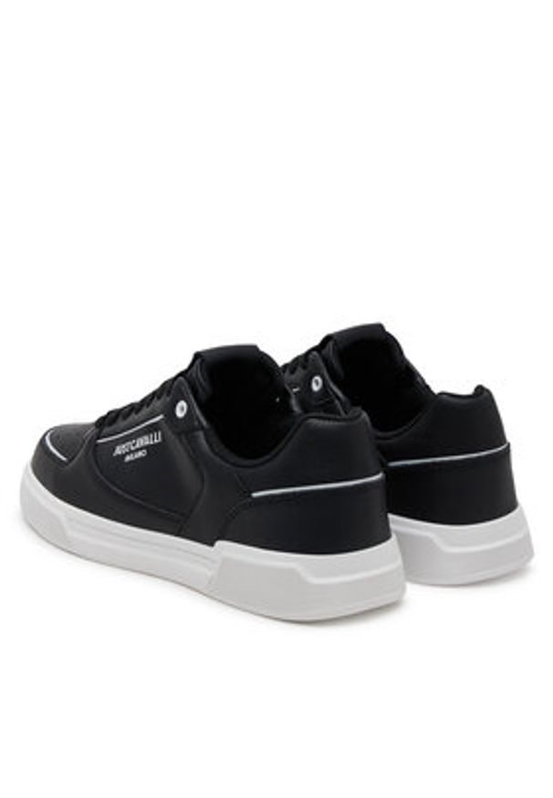Just Cavalli Sneakersy 78QA3SB2 ZPA91 Czarny. Kolor: czarny. Materiał: skóra