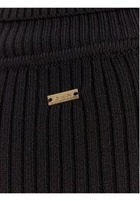 Gaudi Golf 521FD53037 Czarny Regular Fit. Typ kołnierza: golf. Kolor: czarny. Materiał: wiskoza #6