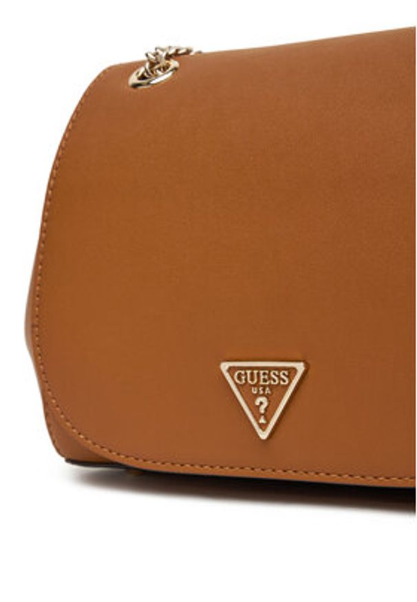 Guess Torebka HWNG96 69210 Brązowy. Kolor: brązowy. Materiał: skórzane