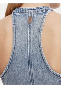 Armani Exchange Sukienka jeansowa XW002261 AF21338 MB001 Niebieski Regular Fit. Kolor: niebieski. Materiał: bawełna #5