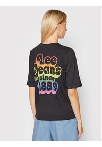 Lee T-Shirt Pride Tee Chest Grap L43YEPJA 112140112 Czarny Relaxed Fit. Kolor: czarny. Materiał: bawełna #5