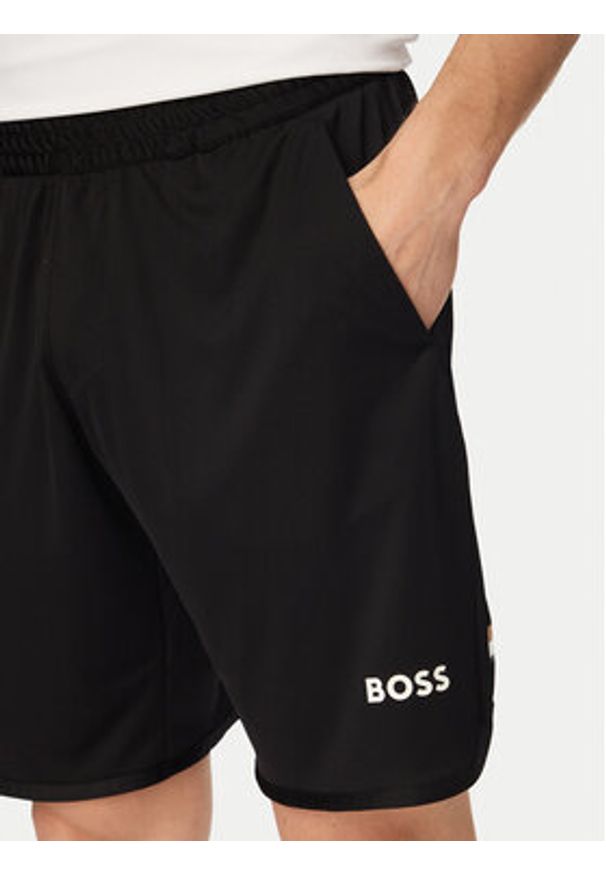 BOSS Szorty sportowe Toc Spin 50551953 Czarny Regular Fit. Kolor: czarny. Materiał: syntetyk. Styl: sportowy