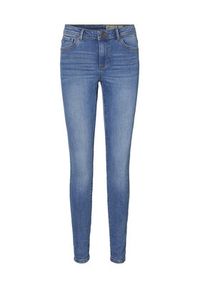 Vero Moda Jeansy Tanya 10222531 Granatowy Skinny Fit. Kolor: niebieski