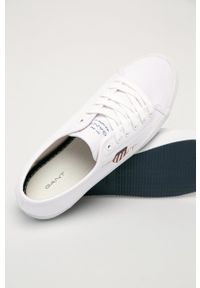 GANT - Gant - Tenisówki Pillox. Nosek buta: okrągły. Zapięcie: sznurówki. Kolor: biały. Materiał: guma #2