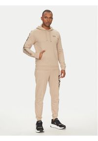 EA7 Emporio Armani Bluza 7M000569 AF13512 M1013 Beżowy Regular Fit. Kolor: beżowy. Materiał: bawełna #5