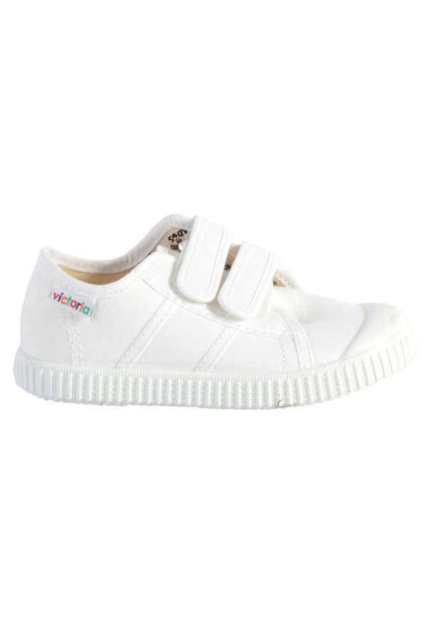 VICTORIA - Buty tenisówki dziecięce Victoria. Kolor: biały. Materiał: tkanina. Sport: turystyka piesza