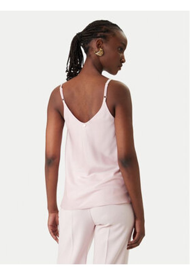 Rinascimento Top CFC0127685003 Różowy Regular Fit. Kolor: różowy. Materiał: syntetyk