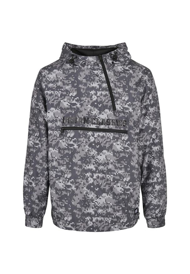 Kurtka Urban Classics commuter pull over. Kolor: czarny, szary, wielokolorowy