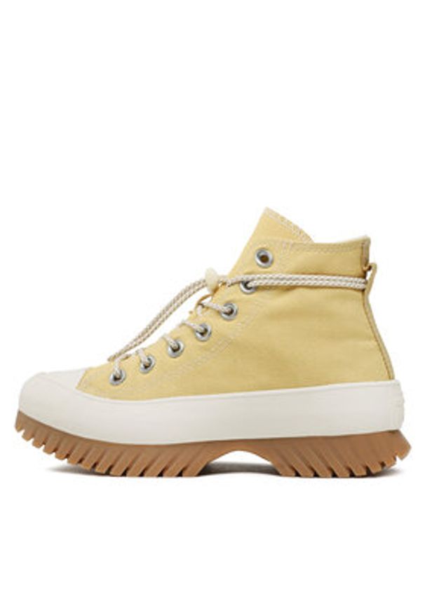Converse Botki Chuck Taylor All Star Lugged 2.0 A03500C Żółty. Kolor: żółty. Materiał: materiał