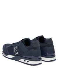 EA7 Emporio Armani Sneakersy 7X000656 AF13550 MZ069 Granatowy. Kolor: niebieski. Materiał: skóra #3