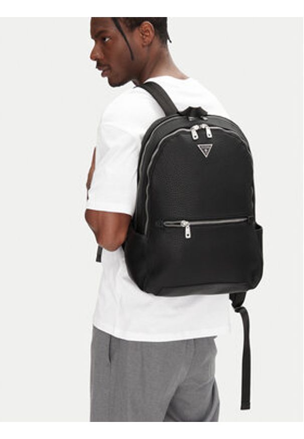 Guess Plecak HMTOGR P5275 Czarny. Kolor: czarny. Materiał: skóra