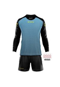 Komplet bramkarski dla dorosłych Givova Kit Manchester niebiesko-czarny. Kolor: czarny. Materiał: dresówka. Sport: piłka nożna