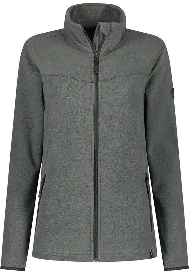 GLOMEX - Kjelvik Polar Danique Bluza Damska Fleece Balsam Green 46. Typ kołnierza: kaptur. Kolor: zielony. Materiał: polar