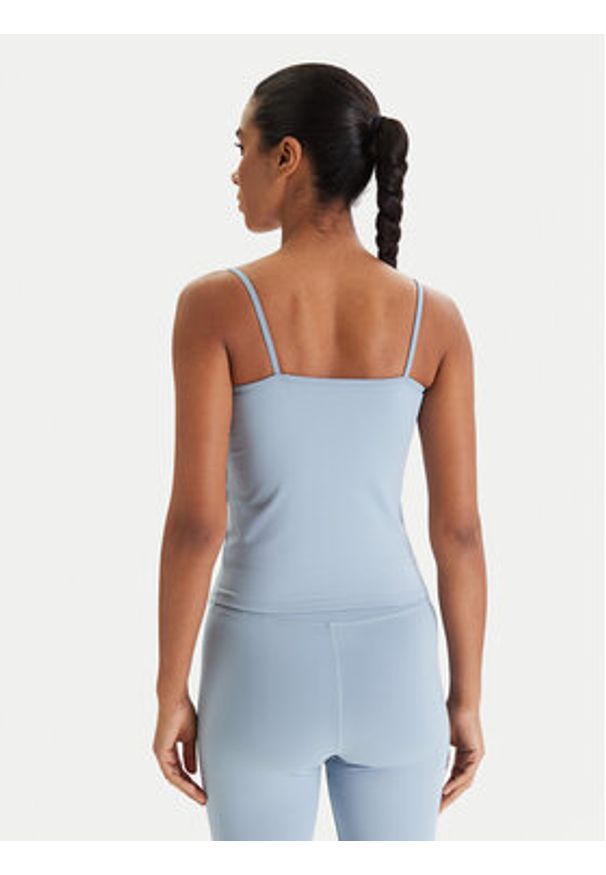 Guess Top V6RP14 KD952 Niebieski Slim Fit. Kolor: niebieski. Materiał: syntetyk