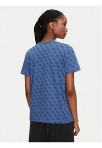 Guess T-Shirt V5GI16 I3Z14 Granatowy Regular Fit. Kolor: niebieski. Materiał: bawełna