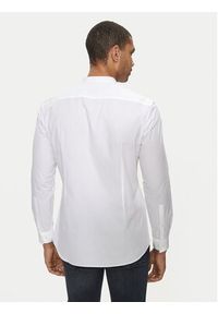 Hugo Koszula Kaleb 50519834 Biały Slim Fit. Kolor: biały. Materiał: bawełna #5