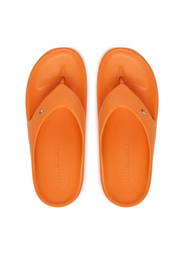 TOMMY HILFIGER - Japonki Tommy Hilfiger. Kolor: pomarańczowy