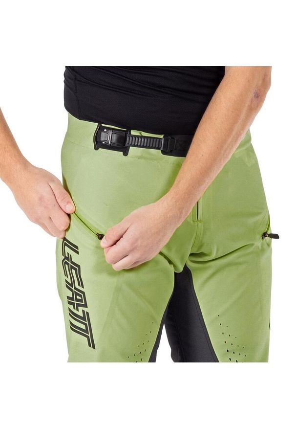 Spodnie rowerowe LEATT Pant MTB Gravity 5.0. Kolor: czarny, zielony, wielokolorowy. Sport: kolarstwo