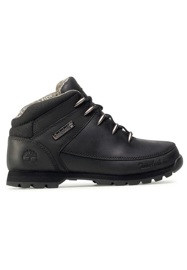 Timberland Trapery Euro Sprint Hiker TB0A2DUH001 Czarny. Kolor: czarny. Materiał: nubuk, skóra