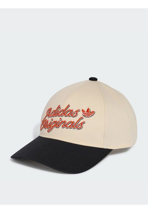 Adidas - adidas Czapka z daszkiem American Classic Baseball Cap KS9379 Beżowy. Kolor: beżowy. Materiał: bawełna