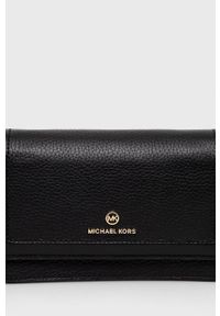 MICHAEL Michael Kors kopertówka skórzana 32S1GT9C5L kolor czarny. Kolor: czarny. Materiał: skórzane #4