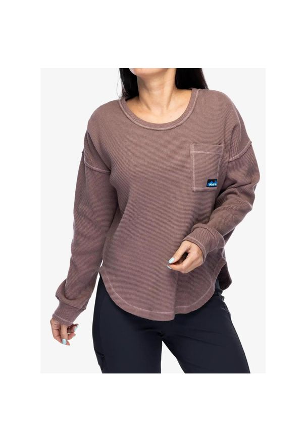 KAVU - Bluza bawełniana damska Kavu Penshaw. Kolor: różowy. Materiał: bawełna